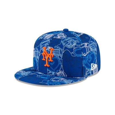 New York Mets Gorra | New Era MLB Cap Chaos 59fifty Fitted Cap Mexico - Azules